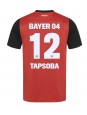 Bayer Leverkusen Edmond Tapsoba #12 Replika Hemmakläder 2024-25 Kortärmad